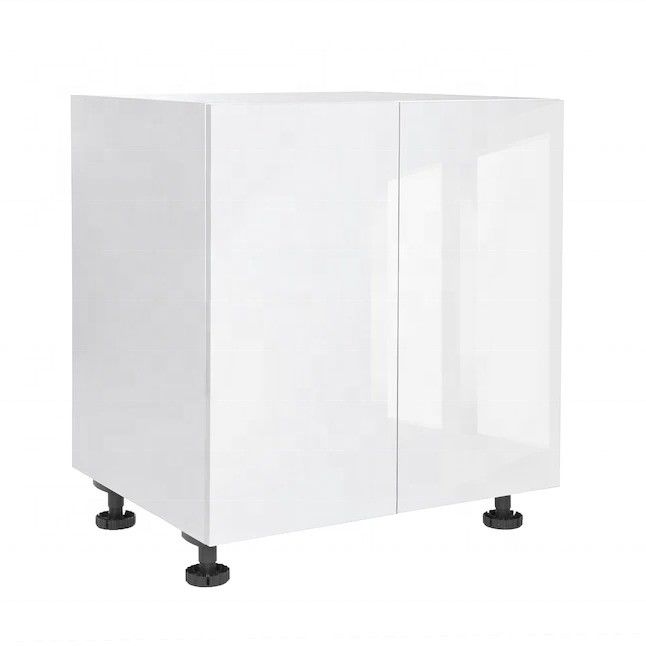 Villa/Apartment Customized Veneer Color Glossy Kitchen Cabinets Door with Durable Finis