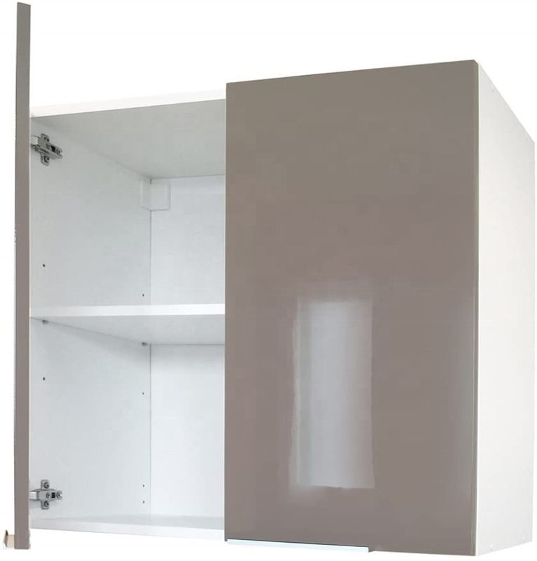 Villa/Apartment Customized Veneer Color Glossy Kitchen Cabinets Door with Durable Finis