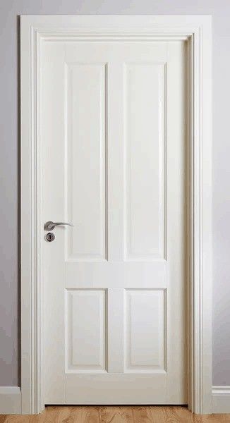 Side Opening MDF Interior Wooden Door European Style High End Custom for Modern Design