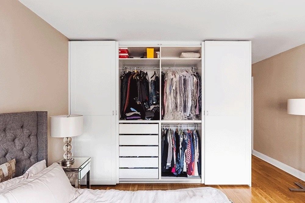 Modern Style Mr HDF Board Bedroom Wardrobe for Custom Made Walk-in Closet Furniture