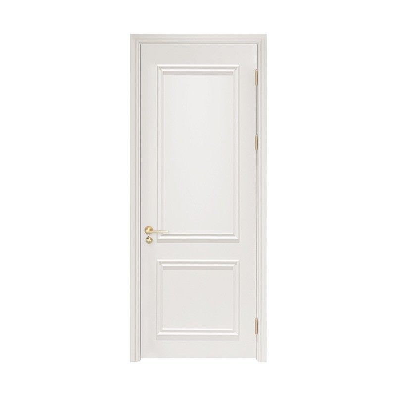 Contemporary Style Side Opening Luxury Custom Interior Doors with Frames Wood in White
