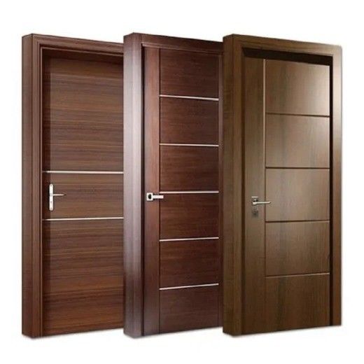Customized Waterproof Modern Interior Doors for Houses MDF Veneer Interior Room Door