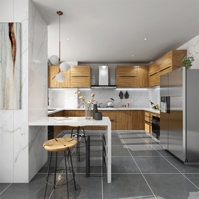 Modernize Your Kitchen with European Style Wood Cabinets and Pull Out Pantry in 2022