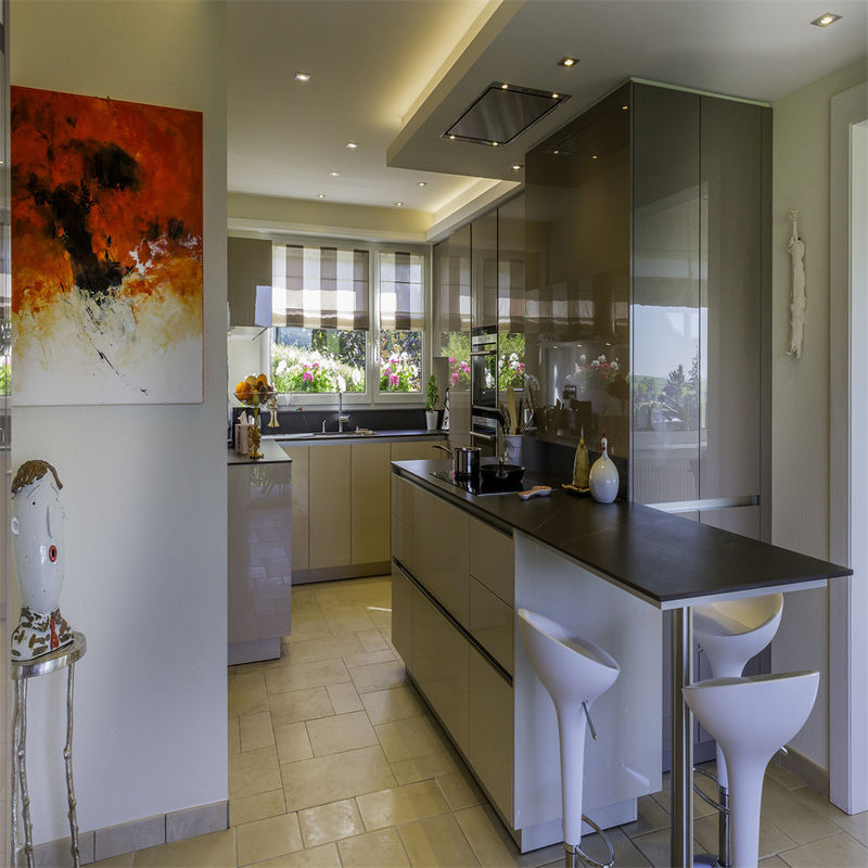 Highly ODM/OEM YALIG Quartz Stone Modular Cabinet Kitchen for Alibaba 2022 Luxury