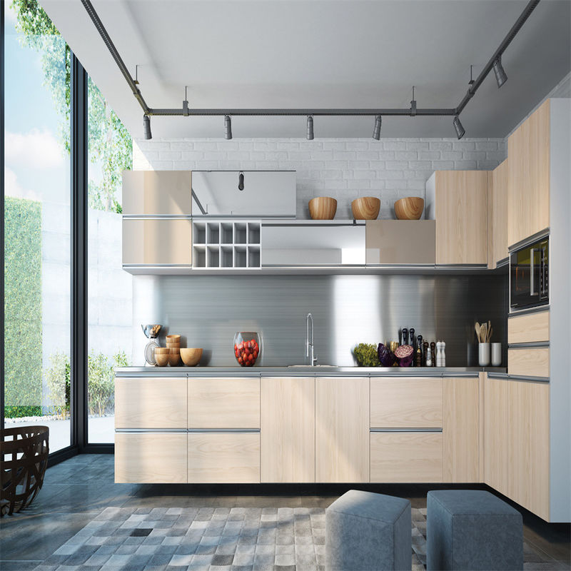 Modular YALIG Italian Style Kitchen Cabinet with Blum Hardware and Toe Kick Accessories