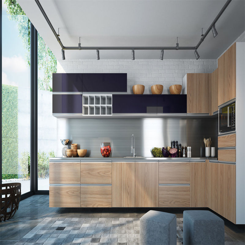 Modular YALIG Italian Style Kitchen Cabinet with Blum Hardware and Toe Kick Accessories
