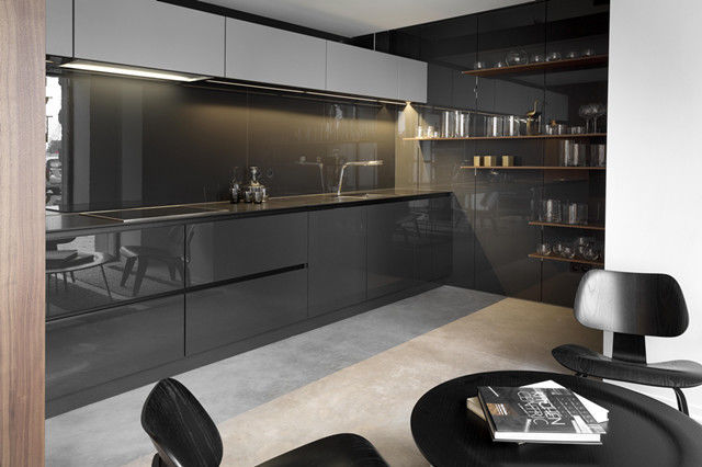Durable Advantage Modern Design Style Kitchen Cabinets with Waterproof Fireproof Style