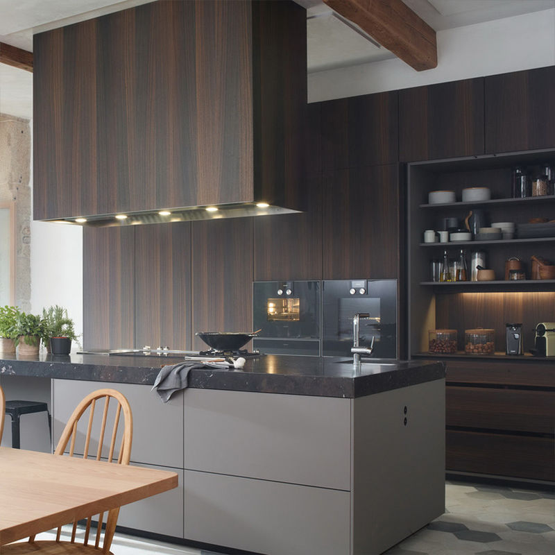 Good-looking Italian Kitchen Cabinet Set Furniture for Villa/Apartment Door Material