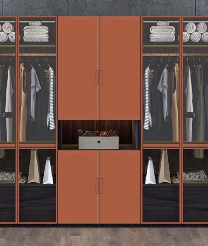 Modern Style Wooden Bedroom Wardrobes for Home Villa Hotel and Apartment at Affordable