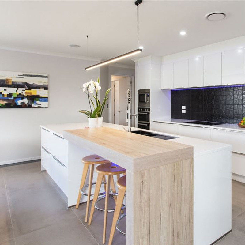 White Wooden Cabinet Sets for Renovation of Old Kitchen Modern Design Custom Cabinets