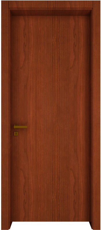 Custom Hotel House Solid Wood Interior Doors with Waterproof Design and MDF Material