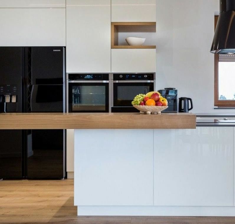 White Cabinet Kitchen Unit Set Furniture Cabinet with Advanced Craft and HDF Door Material