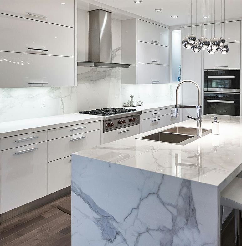White Cabinet Kitchen Unit Set Furniture Cabinet with Advanced Craft and HDF Door Material