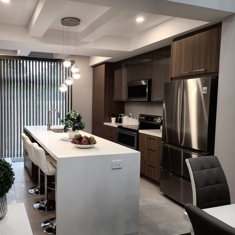 Modern Design Luxury Kitchen Units Set Furniture Cabinet for Renovation of Old Kitchen