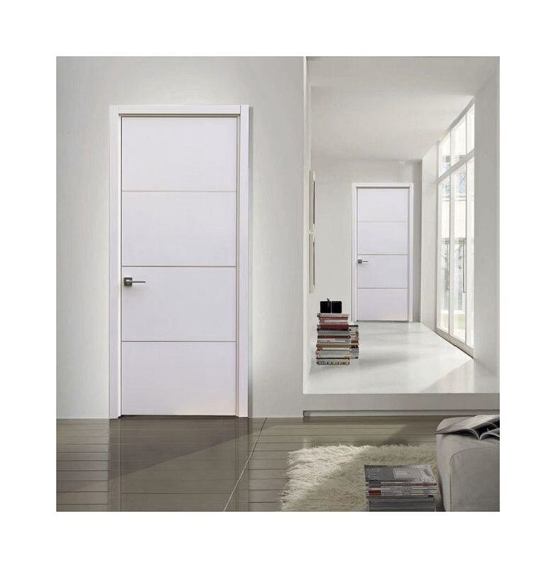 Contemporary Side Opening Soliad Wood Bedroom Doors for House in Customized Size
