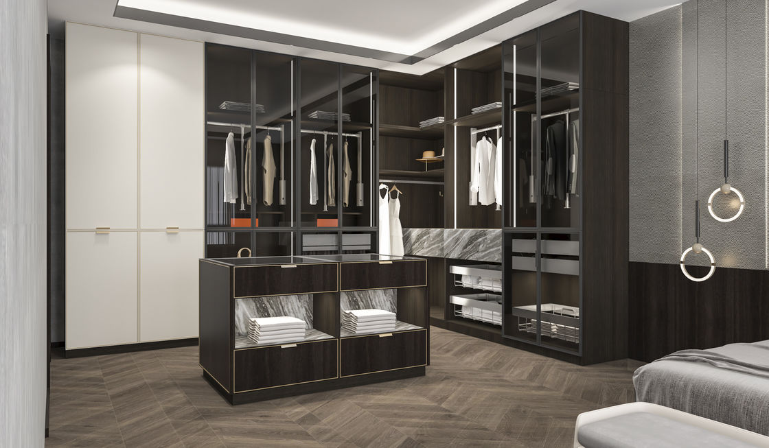 General Dustproof Wardrobe and Storage in MDF Bedroom Set for Home Villa Hotel Apartment