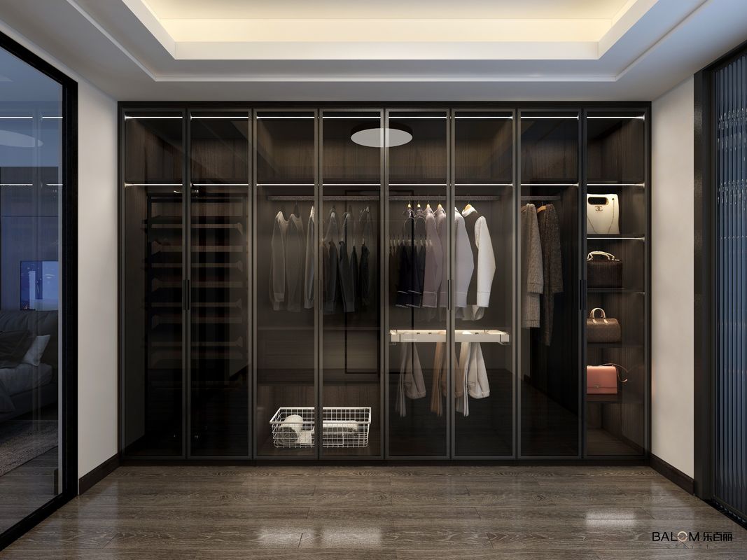 General Dustproof Wardrobe and Storage in MDF Bedroom Set for Home Villa Hotel Apartment