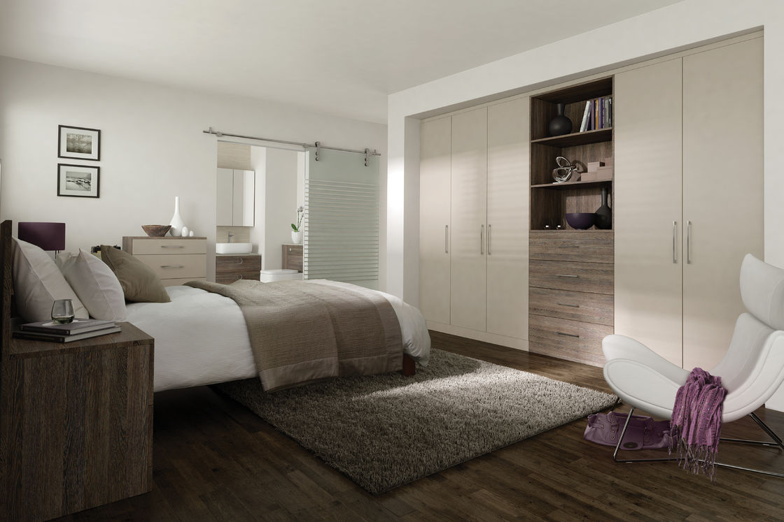 MR HDF Board Contemporary Design Style Walk-in Closet Wardrobe for Bedroom Furniture