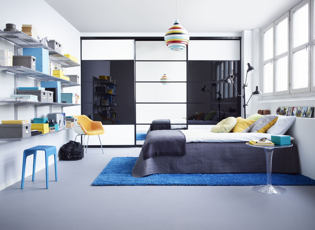 MR HDF Board Contemporary Design Style Walk-in Closet Wardrobe for Bedroom Furniture