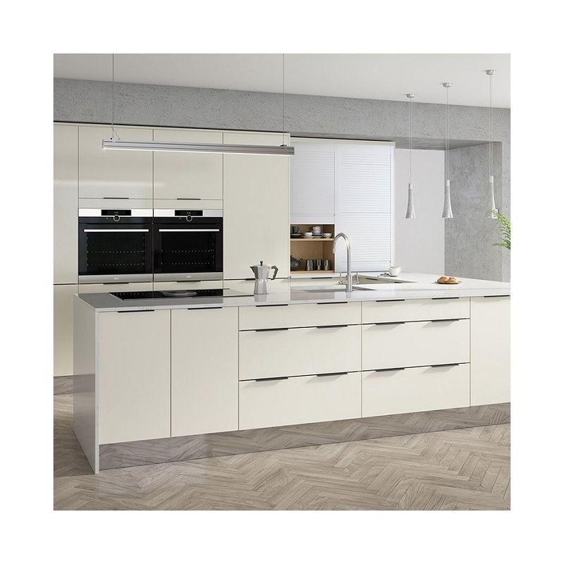 Customized Veneer Color Kitchen Cabinet with Islands from Oem in Waterproof Material