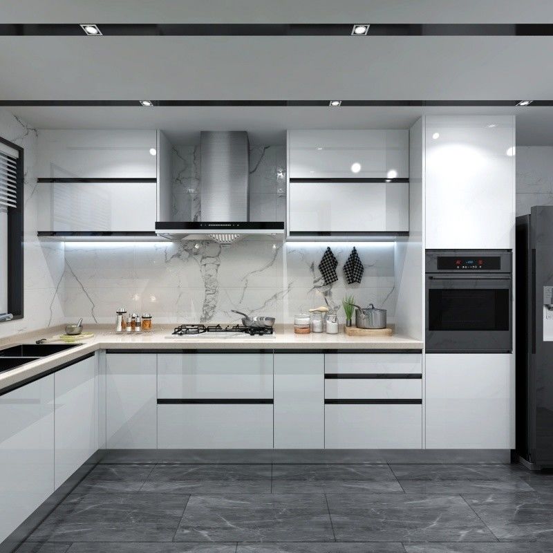 Natural Finish All Glass Design Kitchen Corner Furniture Handle for YALIG Cabinets