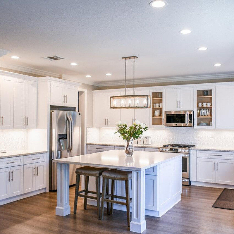 Complete Modular Kitchen Cabinets for Apartment European Style Luxury and Customized Size