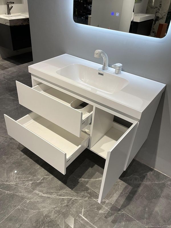 Customized Made European High End Bathroom Vanity Mirror Cabinet for Modern Bathroom