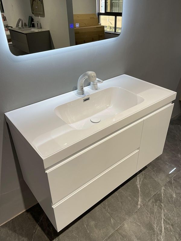 Customized Made European High End Bathroom Vanity Mirror Cabinet for Modern Bathroom