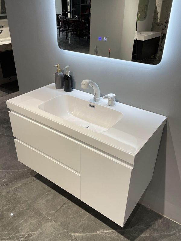 Customized Made European High End Bathroom Vanity Mirror Cabinet for Modern Bathroom