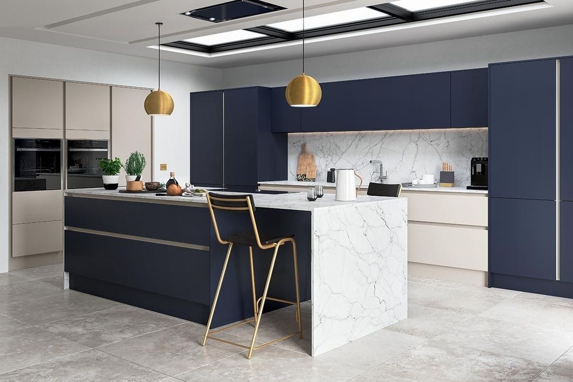 Bar Hardware Plywood Board Custom Size Hdpe Kitchen Cabinet with MDF Carcass Material