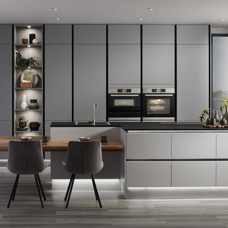 Custom Matte Kitchen Cabinet for End Modern Smart Kitchens in Villas and Apartments