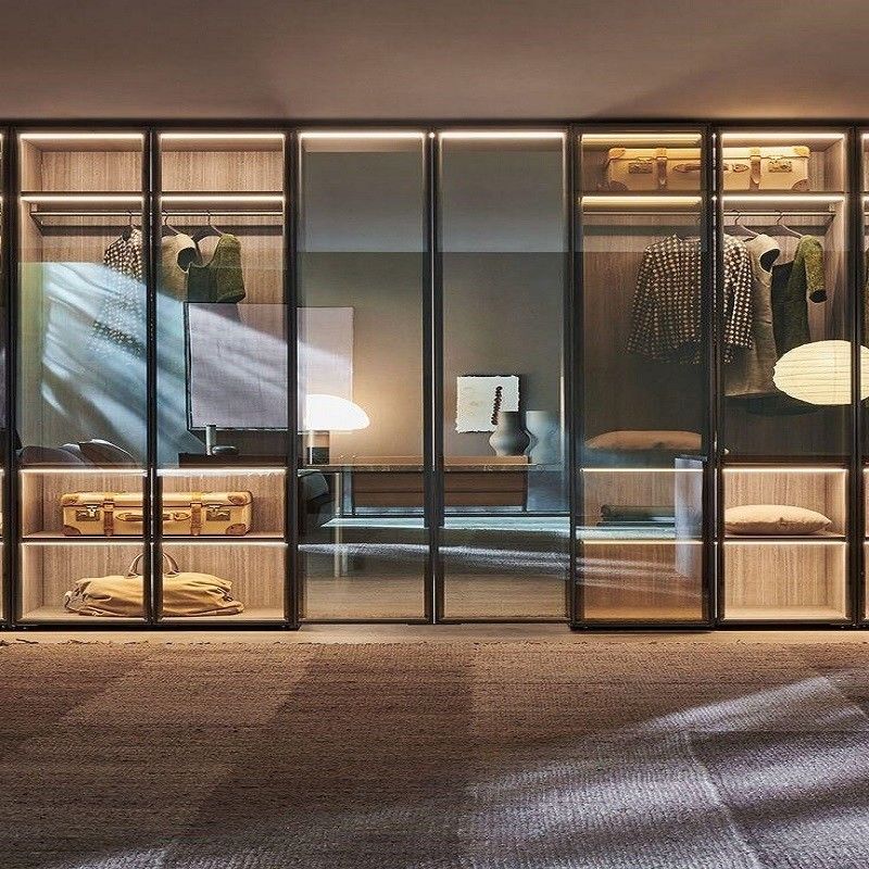High End Custom Modern Design Wardrobe for Professional Walk-in Closet Organization