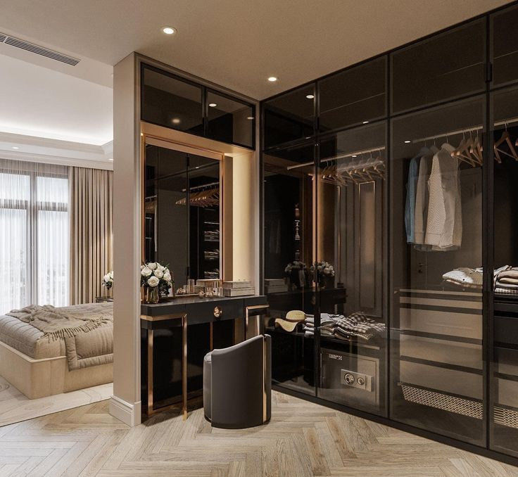 Pop Style Luxury Custom Storage Bedroom Wardrobe in Modern Design with PANEL Wood Style