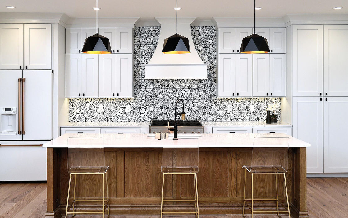 White Espresso Shaker Style Kitchen Cabinet Custom Solid Wood for Commercial and Home