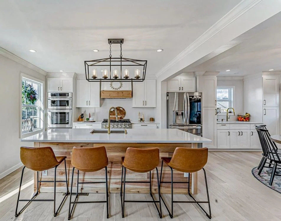 White Espresso Shaker Style Kitchen Cabinet Custom Solid Wood for Commercial and Home