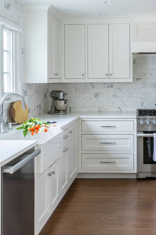 White Espresso Shaker Style Kitchen Cabinet Custom Solid Wood for Commercial and Home