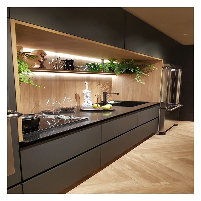 Customized Ral Color Chart and CAD/3D Freely Designed Modular Kitchen Cabinet for Home