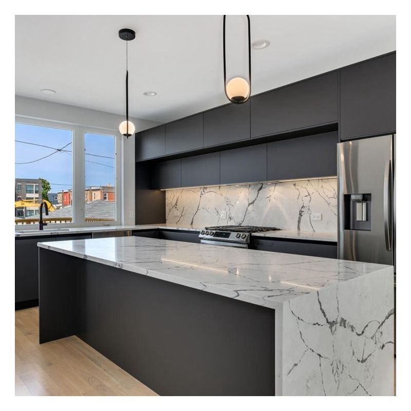 Custom Size Modern Design Lacquer Painting Kitchen Cabinets for Full Kitchen Solution