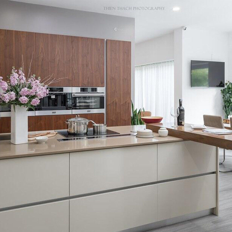 Blum Hardware Customized Size Matte Style Waterproof Kitchen Cabinet Set for Your Home