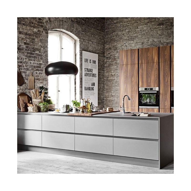 Customized Size Modern Matte Designs Classic Kitchen Cabinets for Modern Design Style