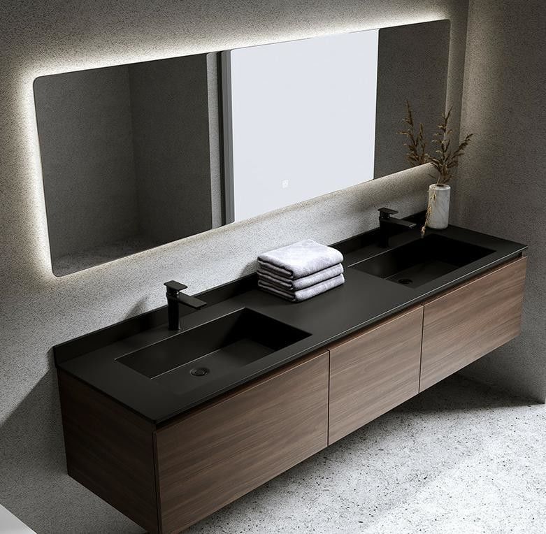 Customized Made European Furniture Corner Dresser with Sink Popular and Good Looking