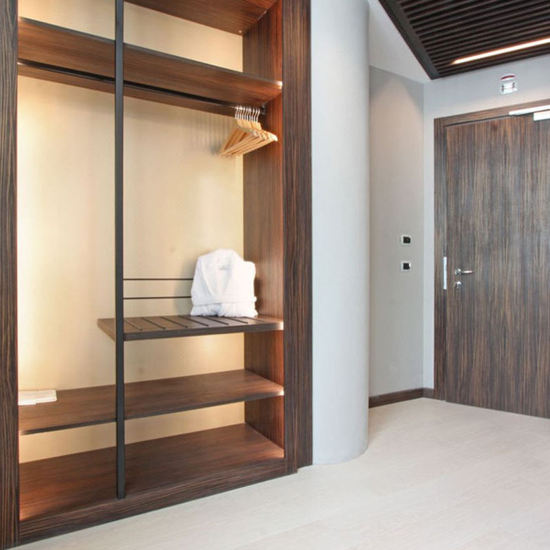 Best Walk In Open Style White Wooden Laminated Wardrobe for Bedroom Bedroom Luxury