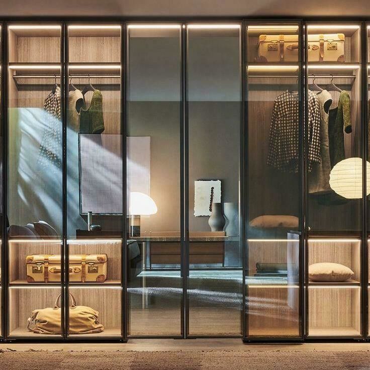 Complete Specifications Custom Size Luxury Built-In Wardrobe with Contemporary Design
