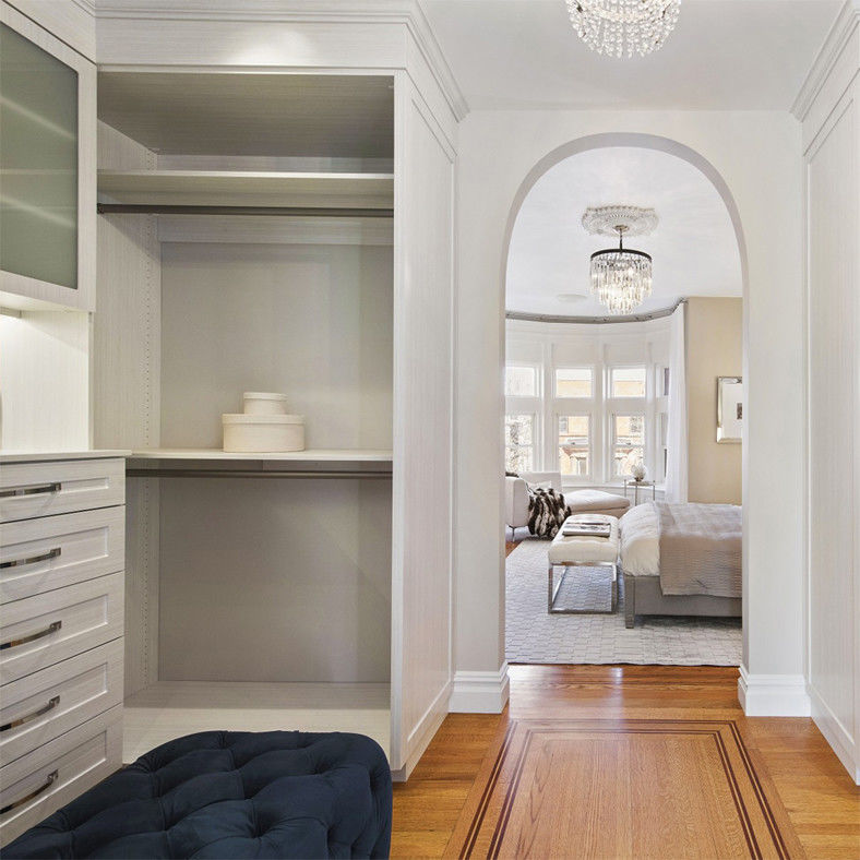 European Style Wooden Wardrobes Practical Custom Walk-in Wardrobe Closet for Your Home