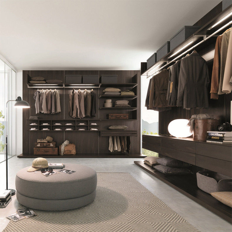 European Style Wooden Wardrobes Practical Custom Walk-in Wardrobe Closet for Your Home