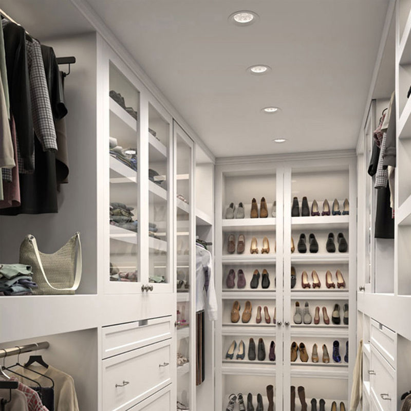 European Style Wooden Wardrobes Practical Custom Walk-in Wardrobe Closet for Your Home