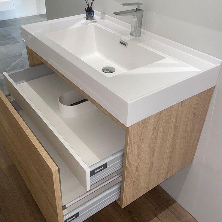 Drawer Slides Euro Style Furniture Wall Hung Double Sink Cabinet Basin Bathroom Vanity Set