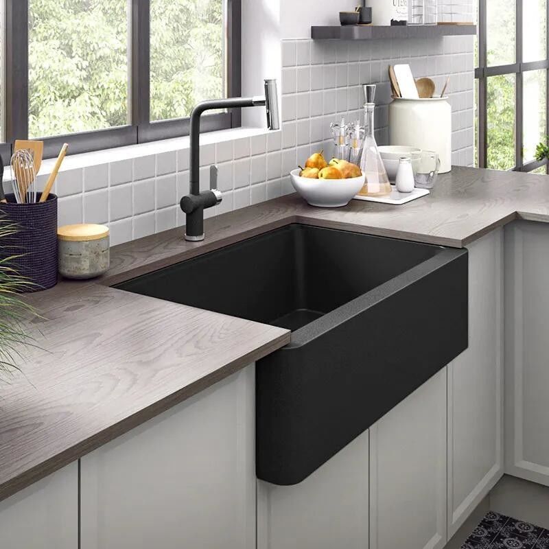 Viet Nam Full Set Kitchen Cupboard with Embossed Mdf Material in Modern Design Style