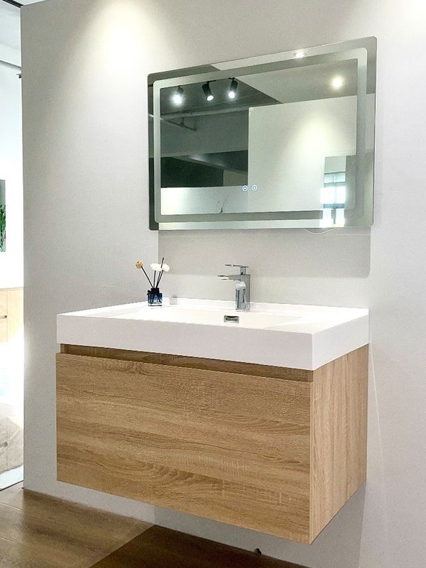 Drawer Slides Euro Style Furniture Wall Hung Double Sink Cabinet Basin Bathroom Vanity Set