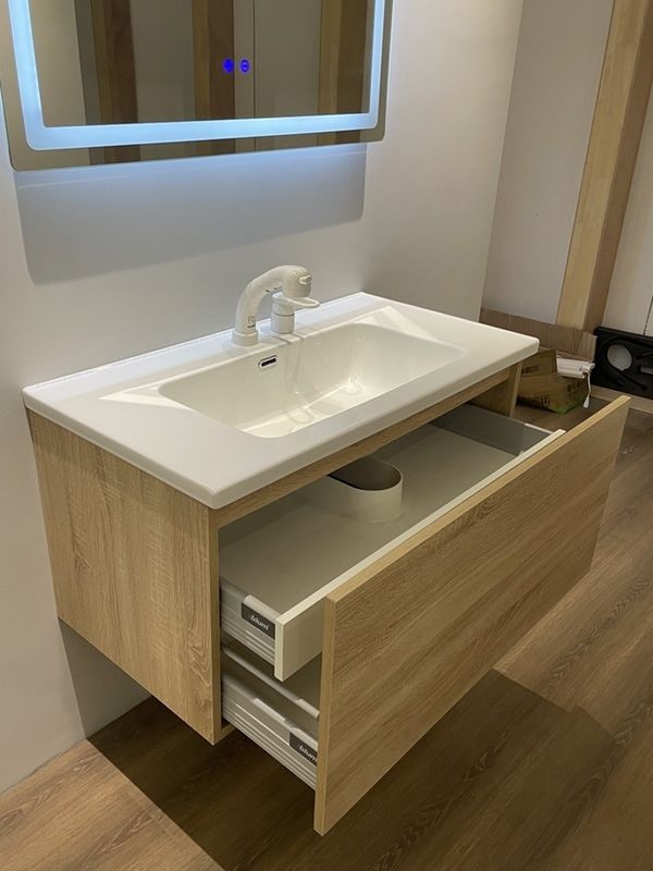 Euro Style Modern Design Mirrored Cabinets Bathroom Vanity Mirror Cabinet with MR-MDF